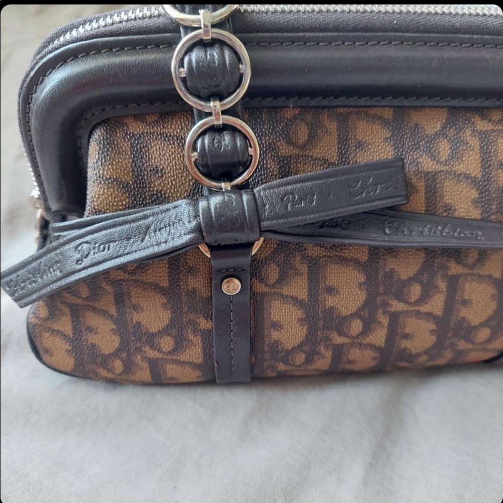 Vintage Dior bag in great condition! Only a tiny red spot shown in picture.